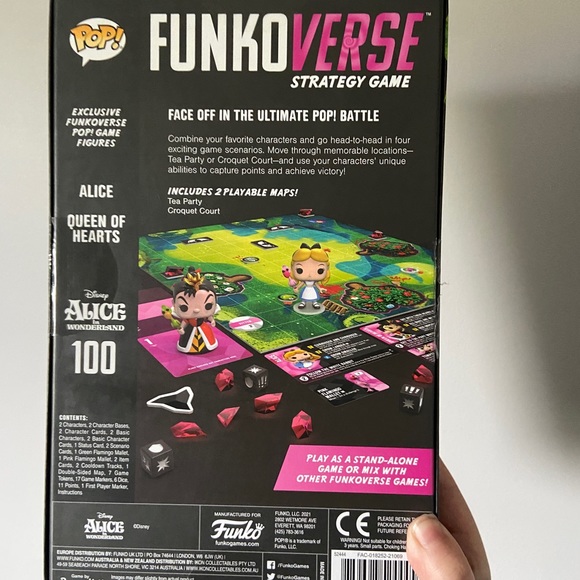 **LIMITED EDITION** Glitter Alice in Wonderland FunkoVerse Board Game - Picture 4 of 4